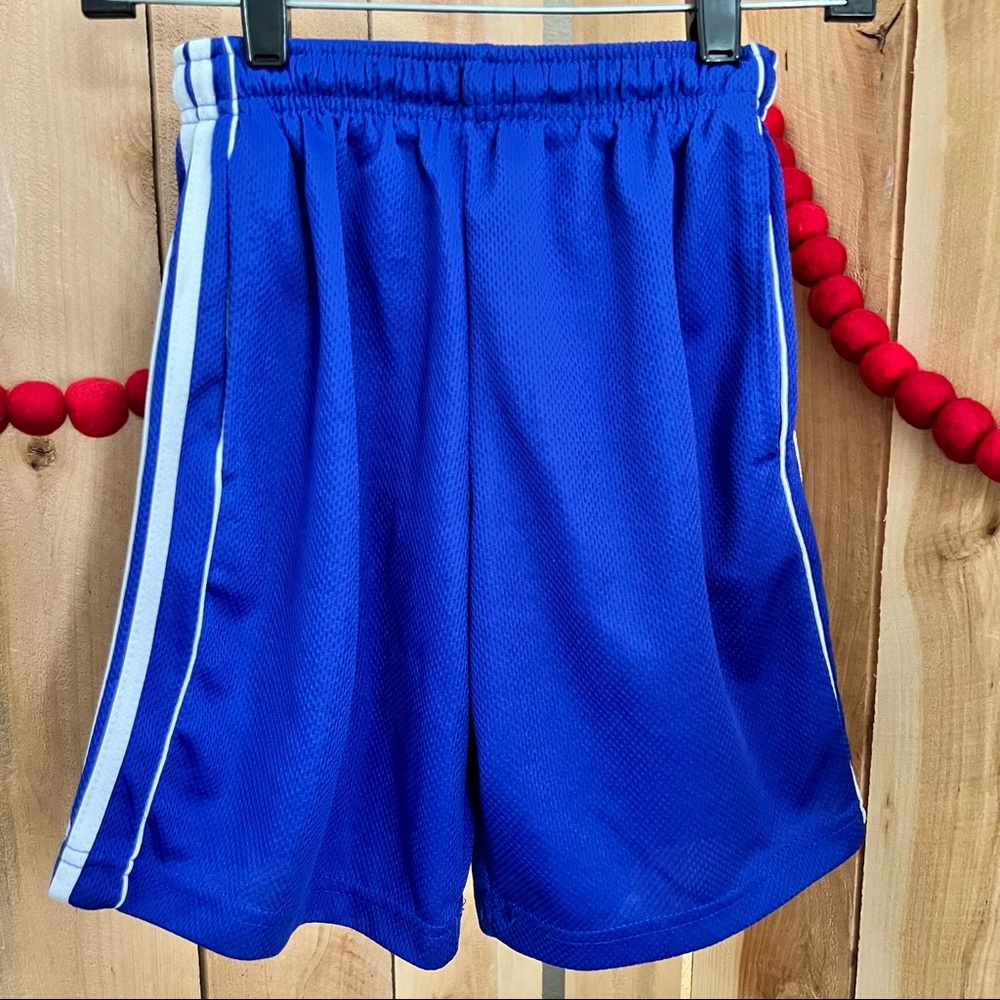 Real Essentials Blue/Wht. Basketball Shorts w/ Pockets